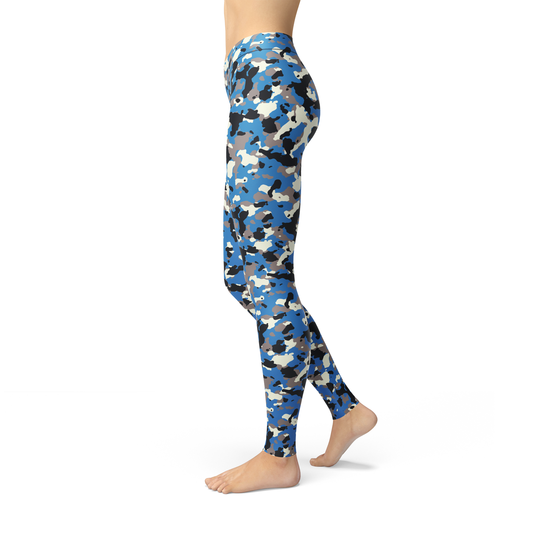 Jean Blue Camo Leggings