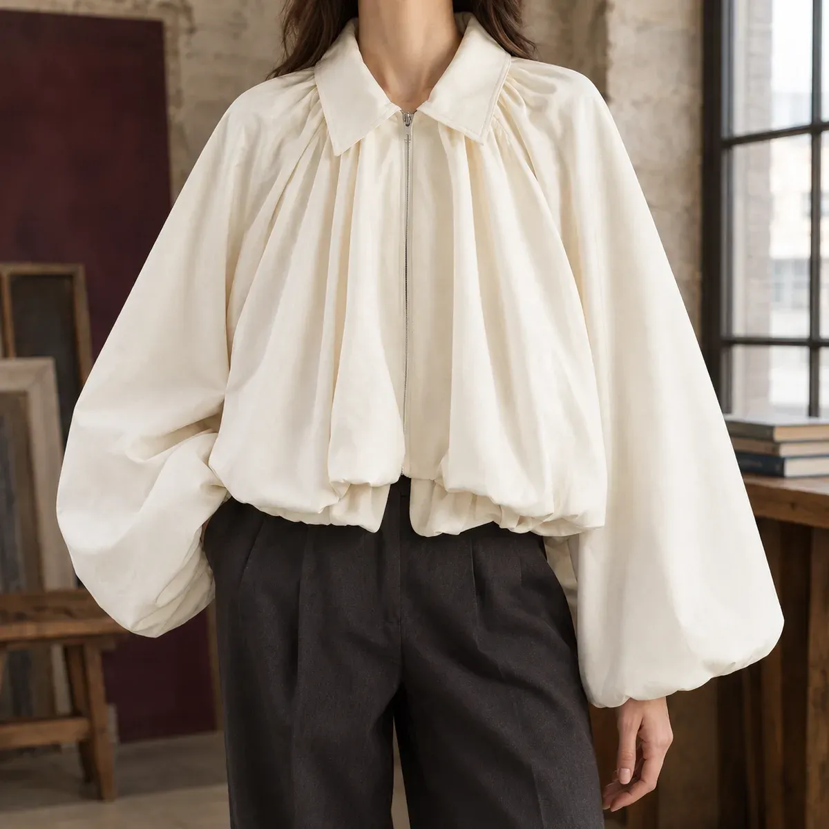 Manon-Elise Balloon Jacket — gallery photograph 1