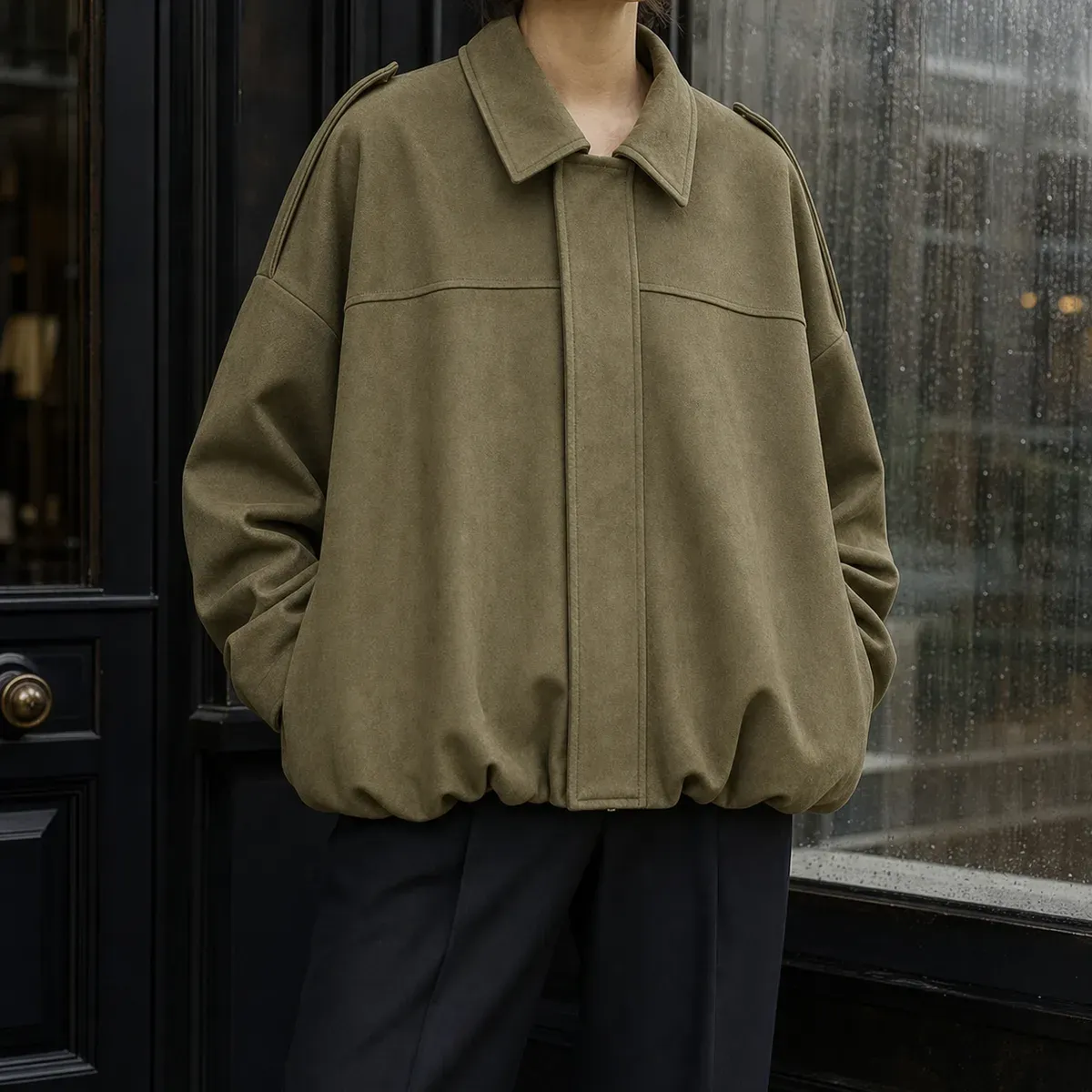 Serena-Mae Balloon Hem Jacket — gallery photograph 1